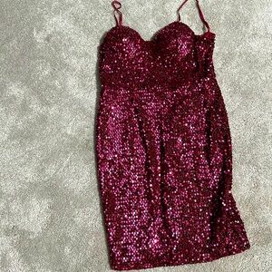 Pink Sequin dress
